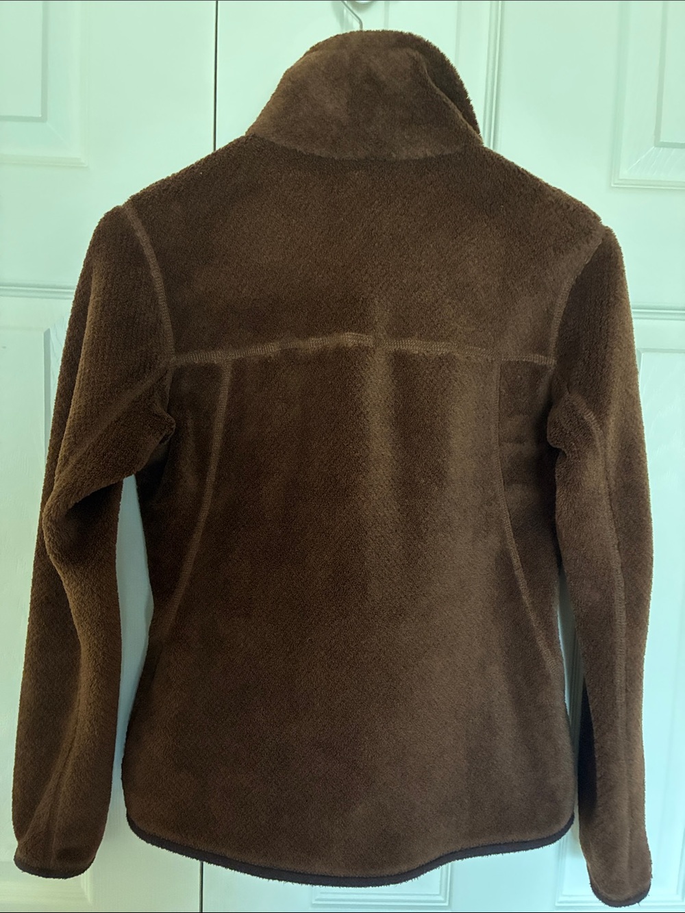 Patagonia Brown Zip-Up Fleece Pullover in Women’s Jacket - Size Small EUC - Picture 3 of 13